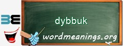 WordMeaning blackboard for dybbuk